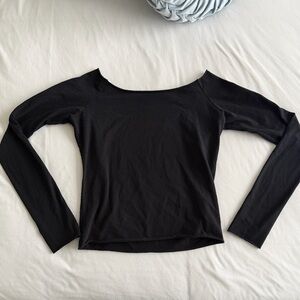 Brandy Melville Black Long Sleeve Top